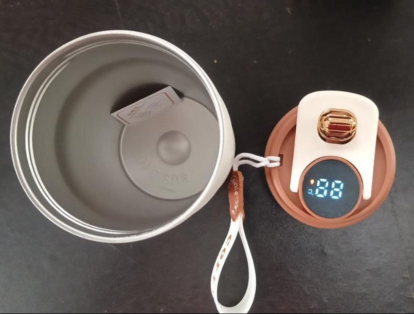For Coffee Lover - Hot and Cold Vacuum Insulated Temperature Display Coffee Mug