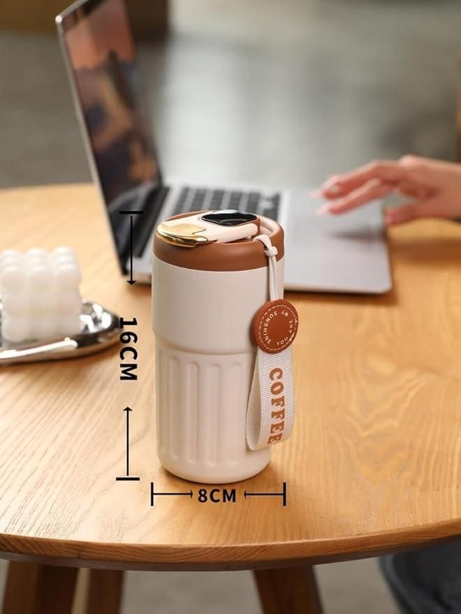 For Coffee Lover - Hot and Cold Vacuum Insulated Temperature Display Coffee Mug