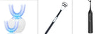 360 Degrees Intelligent Automatic Electric Toothbrush Waterproof U Type Tooth Brush Whitening Blue Light USB Charging cjdropshipping