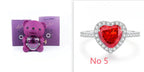 Eternal Rose Teddy Bear Gifts Box With Necklace - Grab Online Now