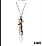 Hot Sale Affectionate Hug Necklace Couples Anniversary Valentine's Day  Gift Fashion Punk Street Style Pendant Necklace - Grab Online Now