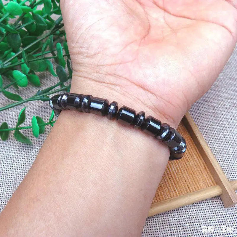Weight Loss Magnet Bracelets For Women Men Pentagram Stone Magnetic Therapy Bracelets Pain Relief Slimming Health Jewelry cjdropshipping