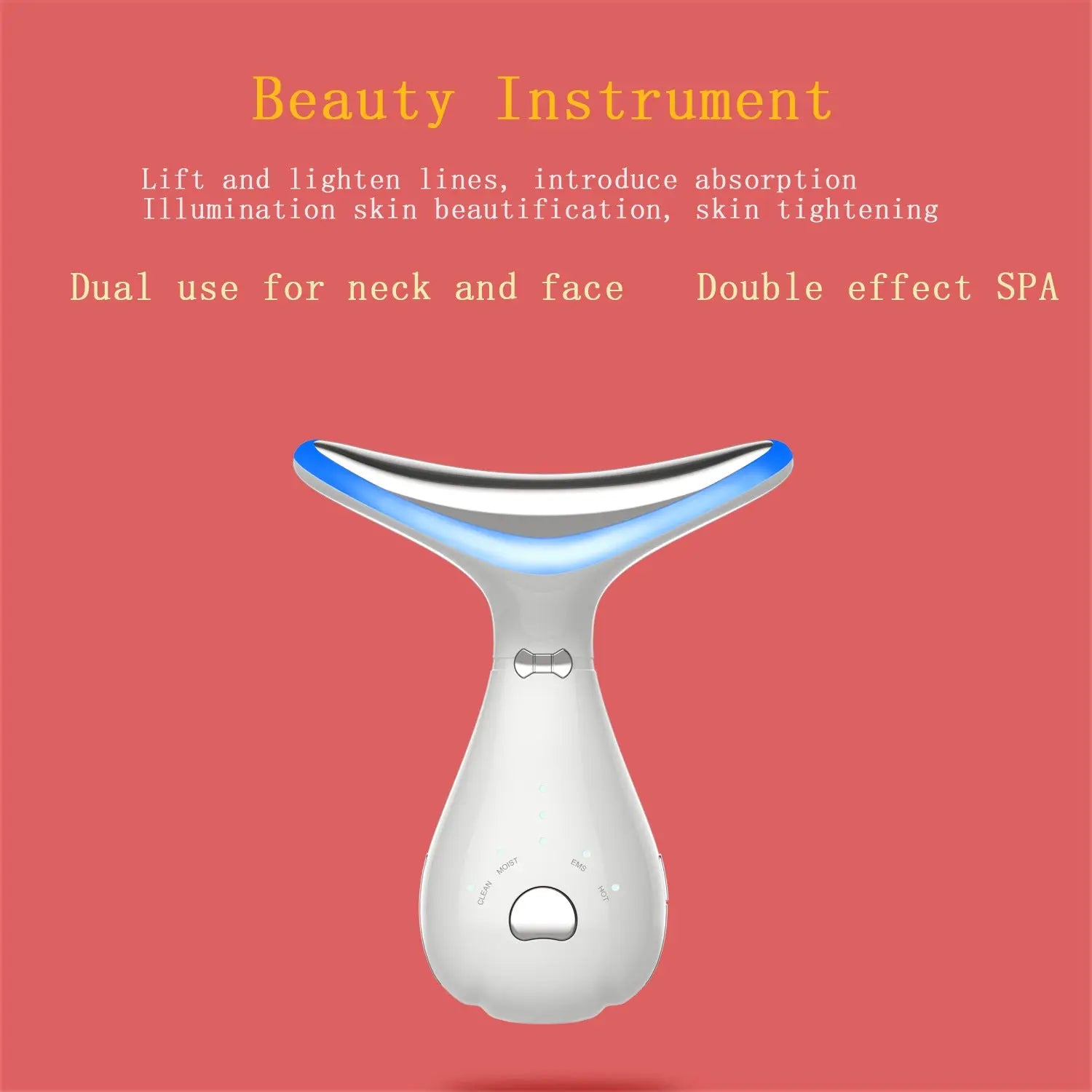 Color Light Neck Beauty Instrument Neck Massage Beauty Instrument cjdropshipping