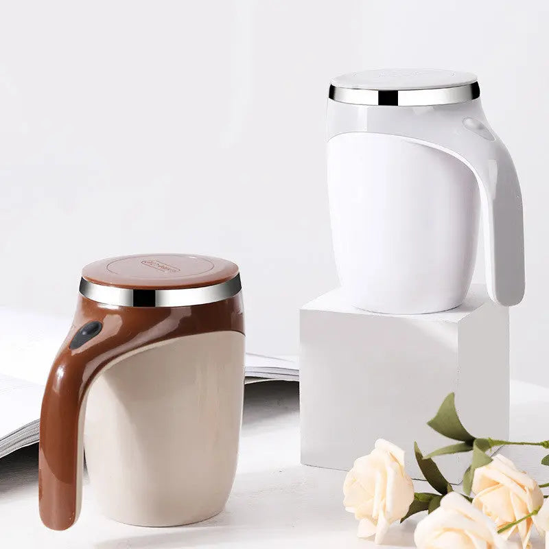 Rechargeable Model Automatic Stirring Cup Coffee Cup High Value Electric Stirring Cup Lazy Milkshake Rotating Magnetic Water Cup cjdropshipping
