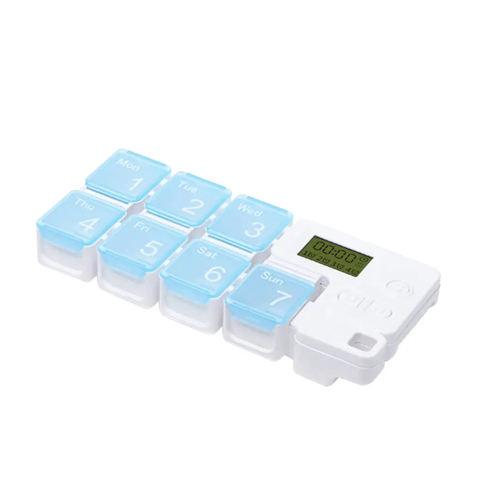 Smart timing medicine box alarm clock storage box - Grab Online Now