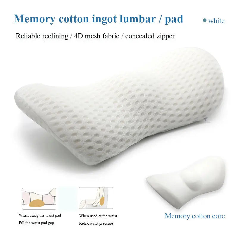 Lumbar Support Pillow For Side Sleepers Pregnancy Relieve Hip Coccyx Sciatica Pain Machine Chair Back Cushion Waist Car Seat cjdropshipping