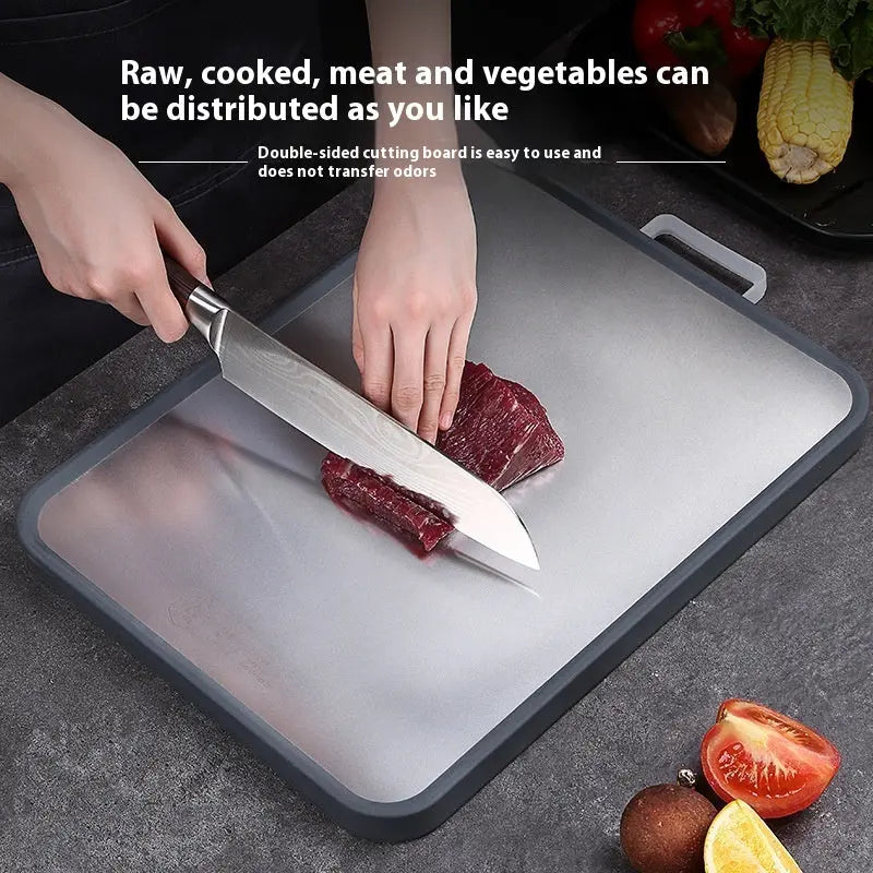 Antibacterial Cutting Board 304 Stainless Steel Chopping Board Kitchen cjdropshipping
