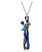 Love Hug Necklace Unisex Men Women Couple Jewelry Simple Temperament Clavicle Chain Valentines Day Lover Gift cjdropshipping
