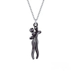 Hot Sale Affectionate Hug Necklace Couples Anniversary Valentine's Day  Gift Fashion Punk Street Style Pendant Necklace - Grab Online Now
