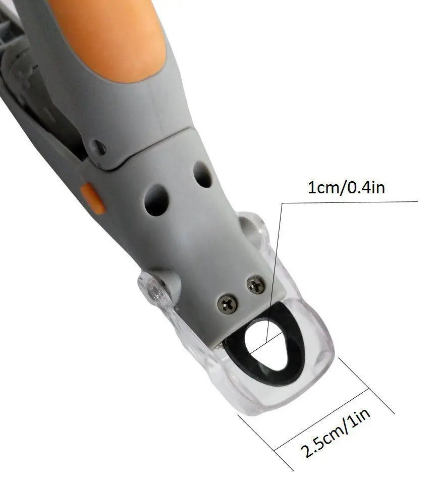 Multifunctional Magnifying Glass Pet Nail Clippers With Light cjdropshipping