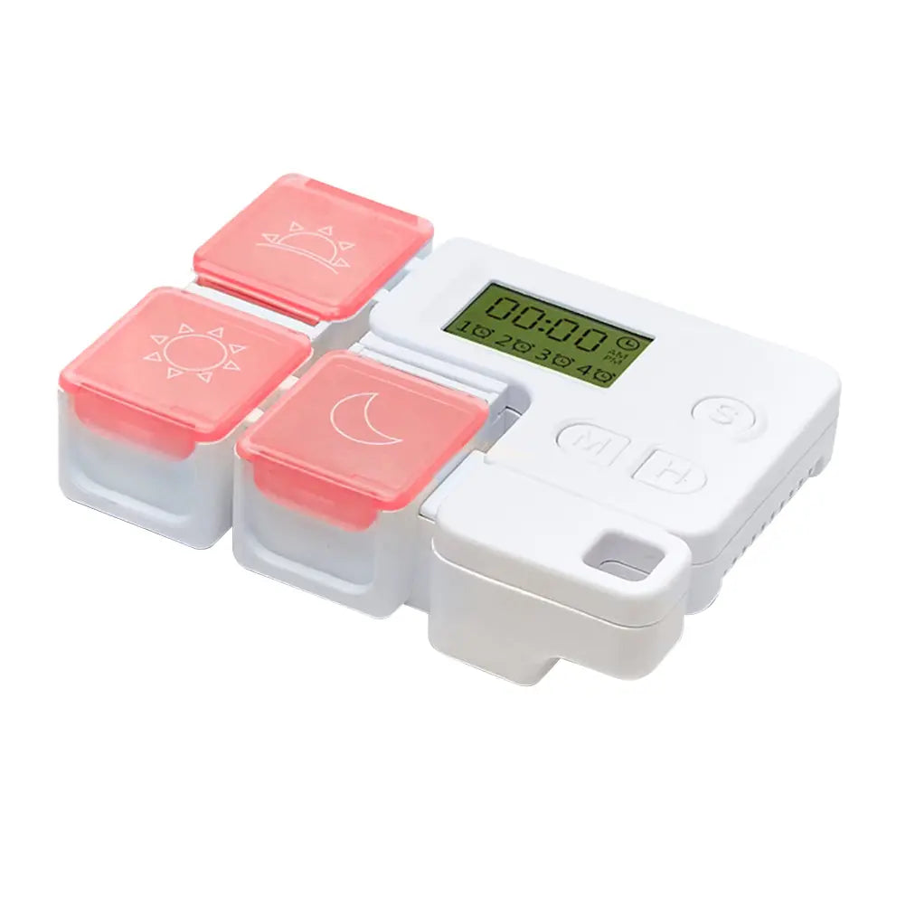 Smart timing medicine box alarm clock storage box - Grab Online Now