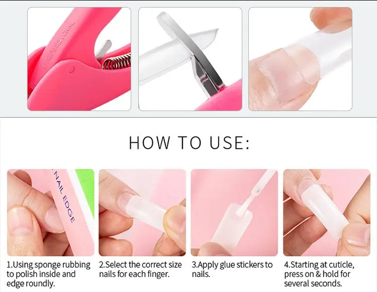 500 French Nails cjdropshipping