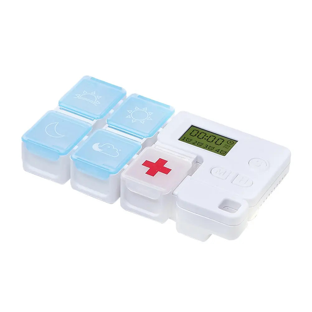 Smart timing medicine box alarm clock storage box - Grab Online Now