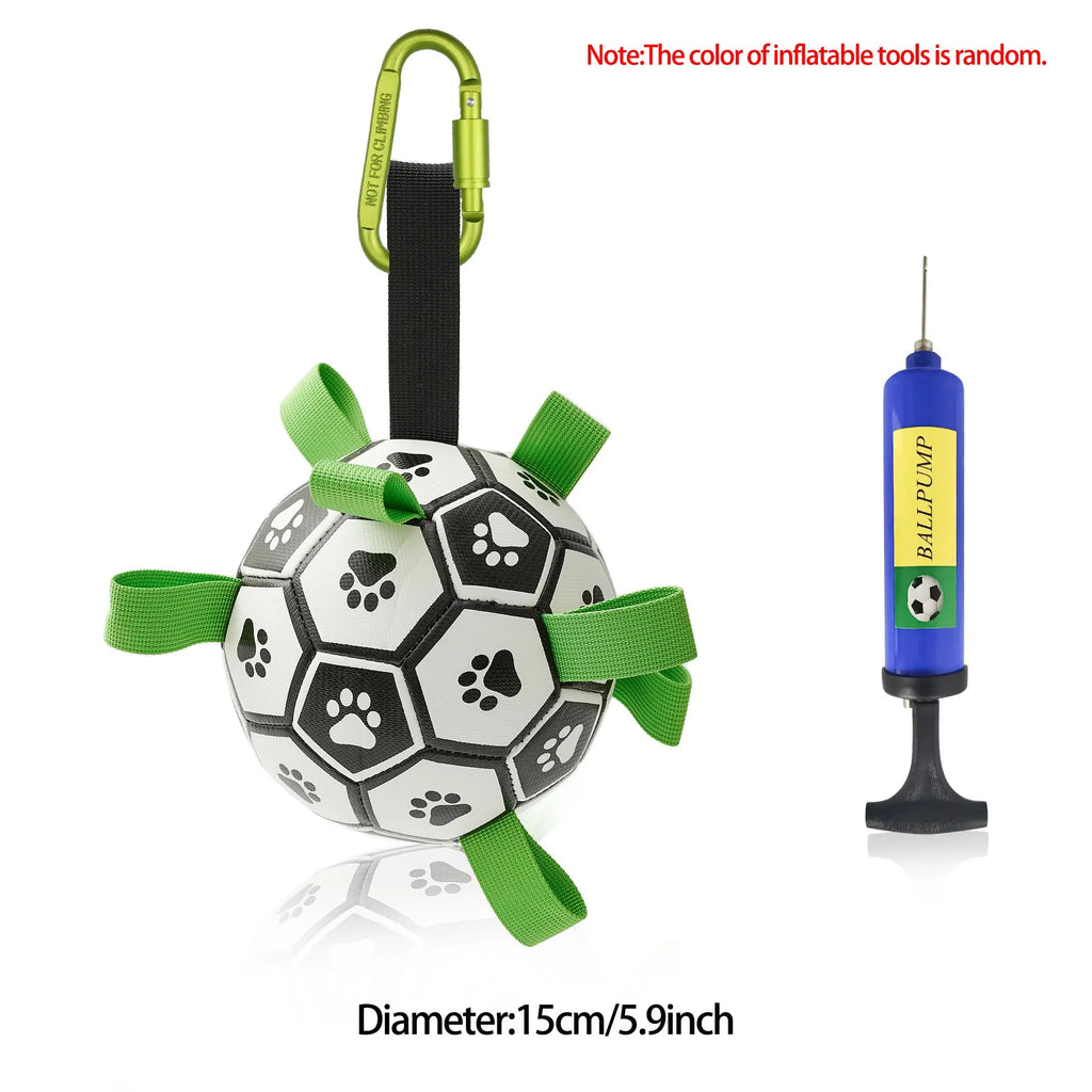 Interactive Dog Football Toy Soccer Ball Inflated Training Toy For Dogs Outdoor Border Collie Balls For Large Dogs Pet Supplies cjdropshipping