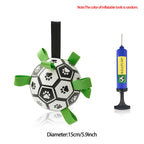 Interactive Dog Football Toy Soccer Ball Inflated Training Toy For Dogs Outdoor Border Collie Balls For Large Dogs Pet Supplies cjdropshipping