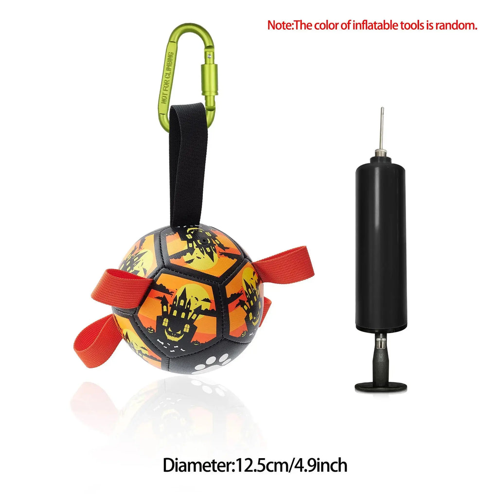 Interactive Dog Football Toy Soccer Ball Inflated Training Toy For Dogs Outdoor Border Collie Balls For Large Dogs Pet Supplies cjdropshipping