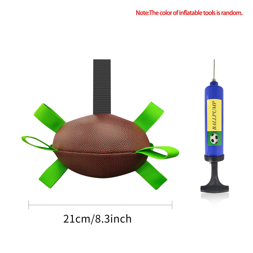 Interactive Dog Football Toy Soccer Ball Inflated Training Toy For Dogs Outdoor Border Collie Balls For Large Dogs Pet Supplies cjdropshipping