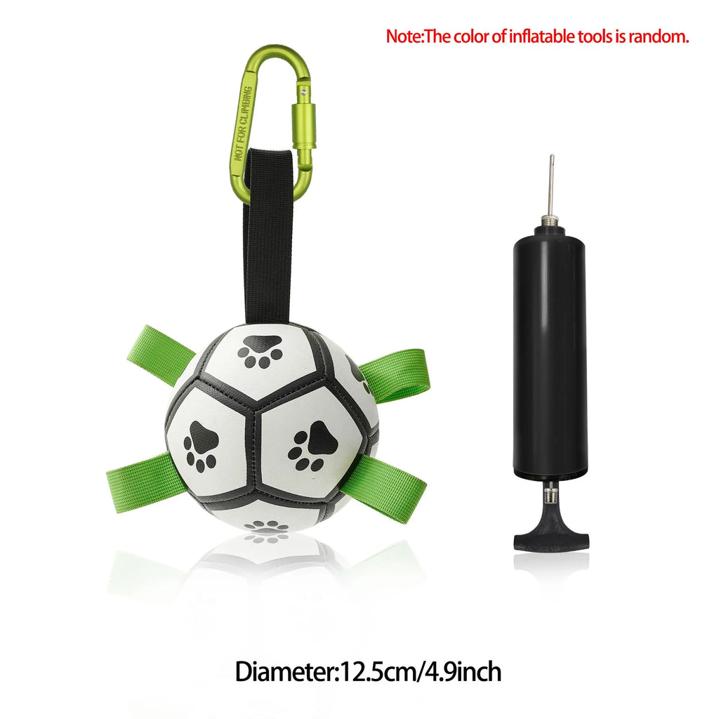 Interactive Dog Football Toy Soccer Ball Inflated Training Toy For Dogs Outdoor Border Collie Balls For Large Dogs Pet Supplies cjdropshipping