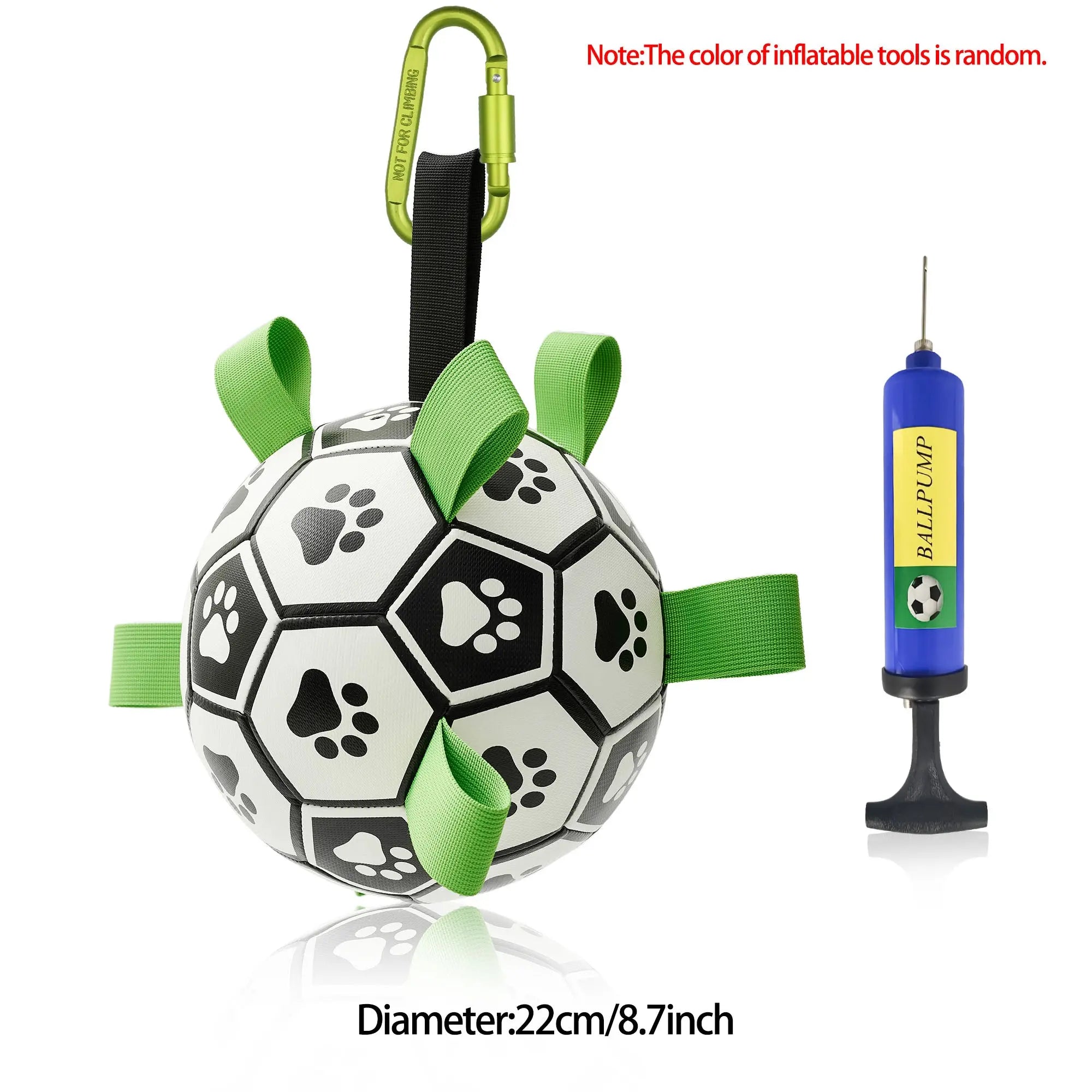 Interactive Dog Football Toy Soccer Ball Inflated Training Toy For Dogs Outdoor Border Collie Balls For Large Dogs Pet Supplies cjdropshipping