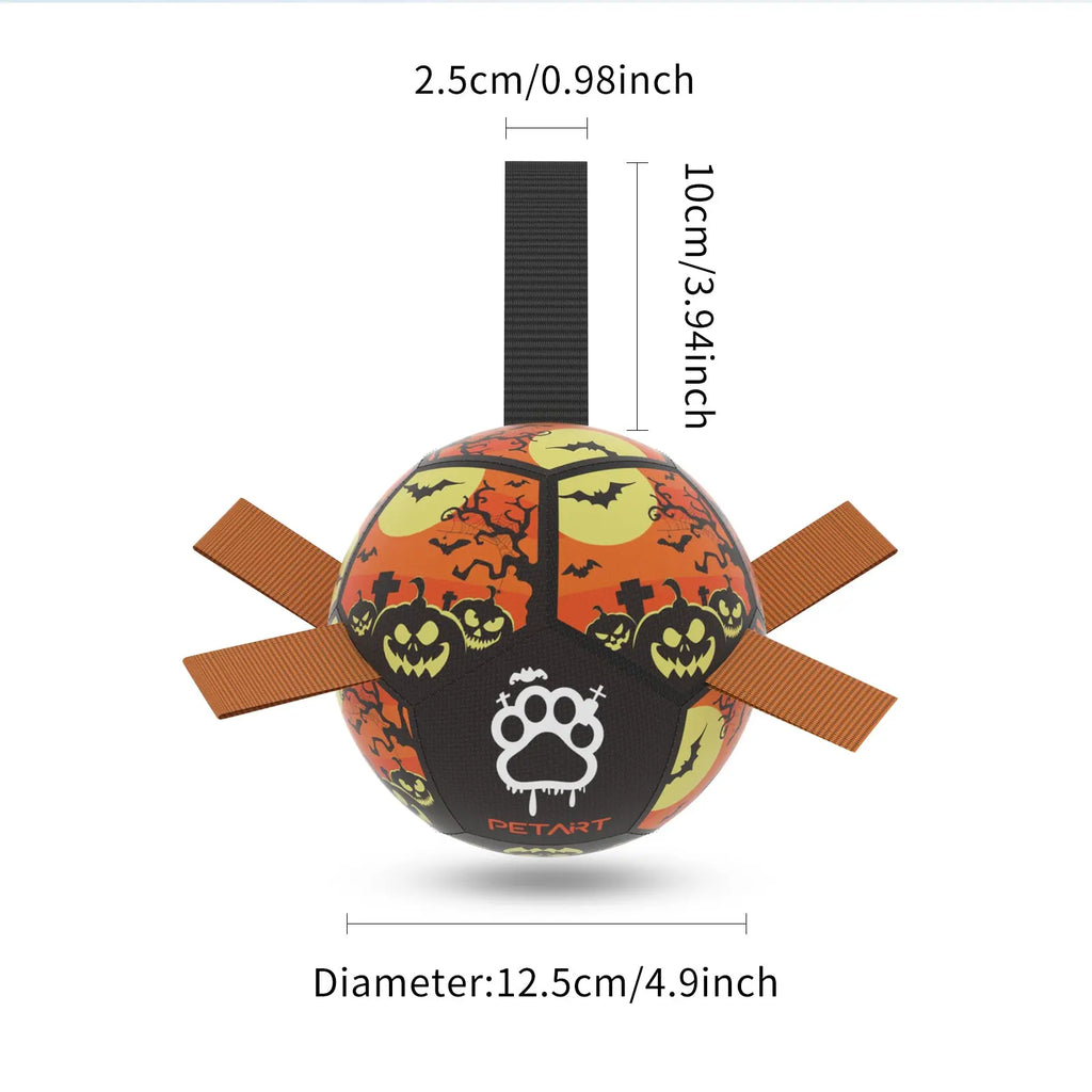 Interactive Dog Football Toy Soccer Ball Inflated Training Toy For Dogs Outdoor Border Collie Balls For Large Dogs Pet Supplies cjdropshipping