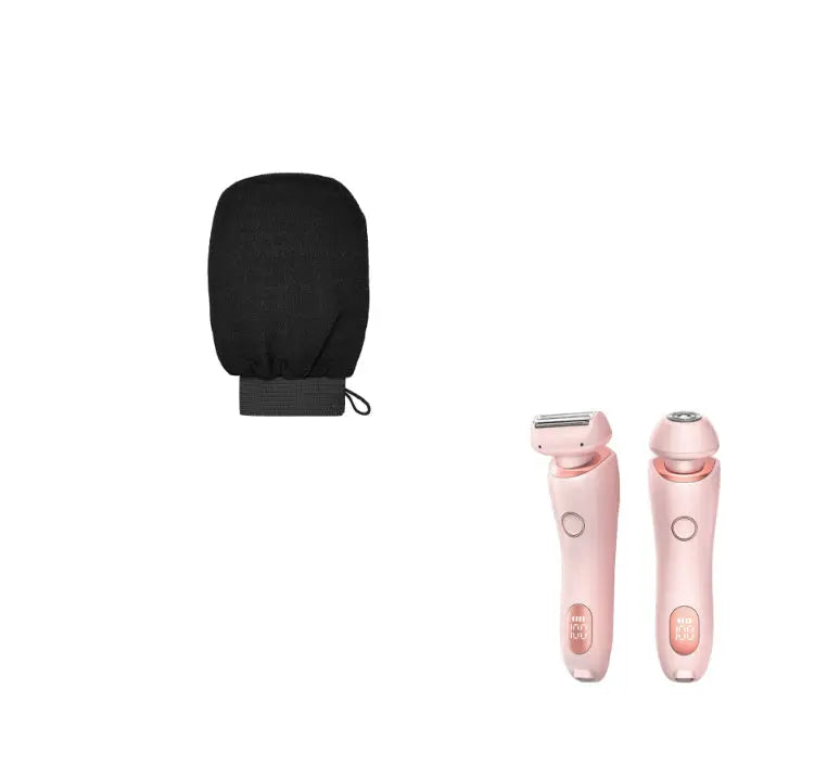 2 In 1 Hair Removal Epilator USB Rechargeable Trimmer Women Body Razor Face Leg Armpit Bikini Hand Pubic Shaver Hair Remover cjdropshipping