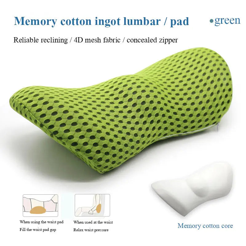 Lumbar Support Pillow For Side Sleepers Pregnancy Relieve Hip Coccyx Sciatica Pain Machine Chair Back Cushion Waist Car Seat cjdropshipping