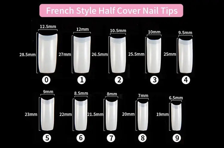 500 French Nails cjdropshipping