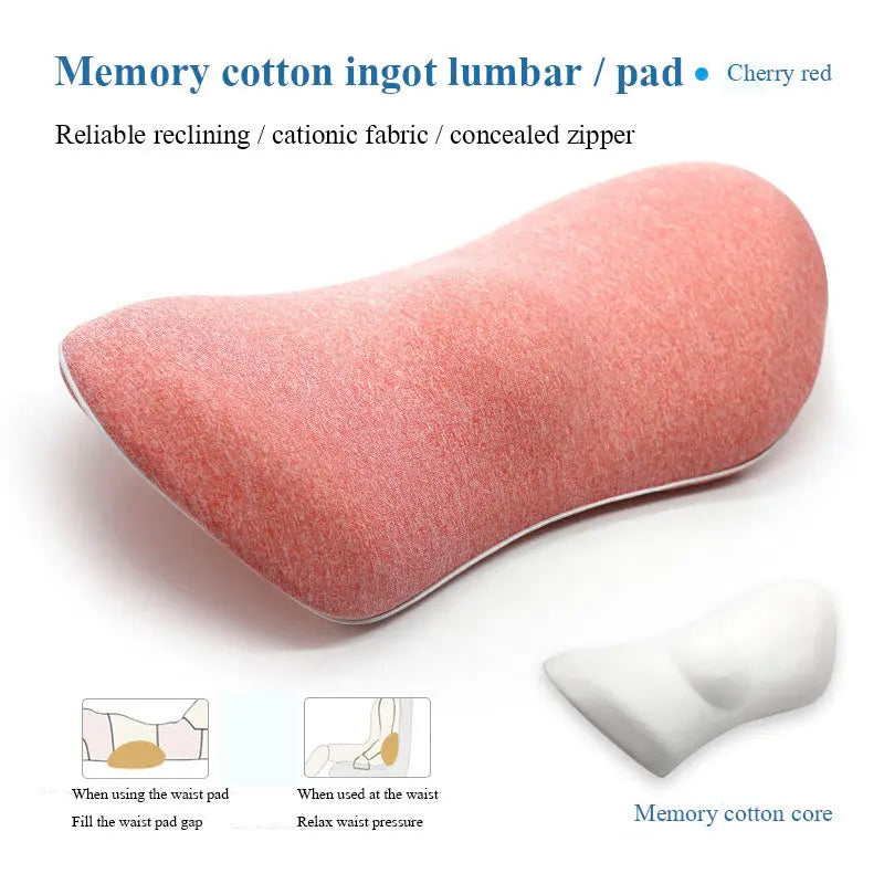 Lumbar Support Pillow For Side Sleepers Pregnancy Relieve Hip Coccyx Sciatica Pain Machine Chair Back Cushion Waist Car Seat cjdropshipping