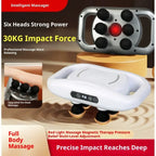 Muscle Relaxation Massager Multi-head Massage Gun Deep Tissue Body Fitness Muscle Electric Relax Massager For Back Shoulders Legs Foot 16 Heads cjdropshipping