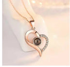 Valentines Day Gift Soap Rose Gift Box Crystal Pendant Necklace Eternal Flower Jewelry Box Set Wedding Birthday Gift For Girlfriend - Grab Online Now