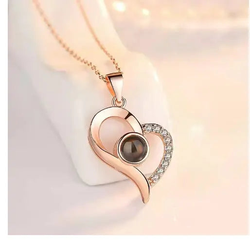 Valentines Day Gift Soap Rose Gift Box Crystal Pendant Necklace Eternal Flower Jewelry Box Set Wedding Birthday Gift For Girlfriend - Grab Online Now
