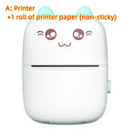 Mini Printer Portable Mini Bluetooth WiFi New Wrong Printer Mobile Phone Photo Title Note Hot Print Pocket Student Error Label Printer cjdropshipping