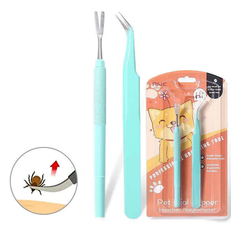 Pet Stainless Steel Tweezers Tool cjdropshipping