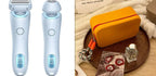 2 In 1 Hair Removal Epilator USB Rechargeable Trimmer Women Body Razor Face Leg Armpit Bikini Hand Pubic Shaver Hair Remover cjdropshipping