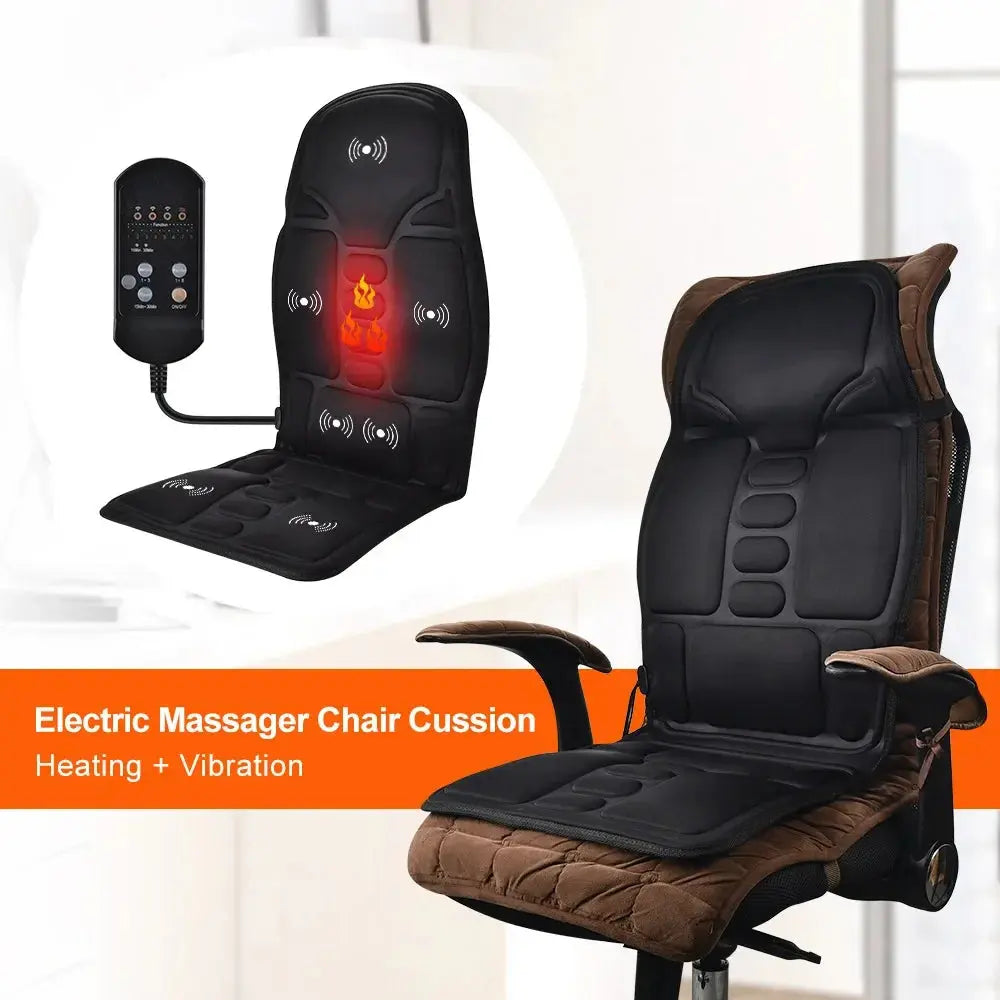 Multi-Mode Vibrating Massage Chair Pad - Grab Online Now