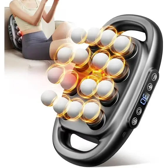 Muscle Relaxation Massager Multi-head Massage Gun Deep Tissue Body Fitness Muscle Electric Relax Massager For Back Shoulders Legs Foot 16 Heads cjdropshipping