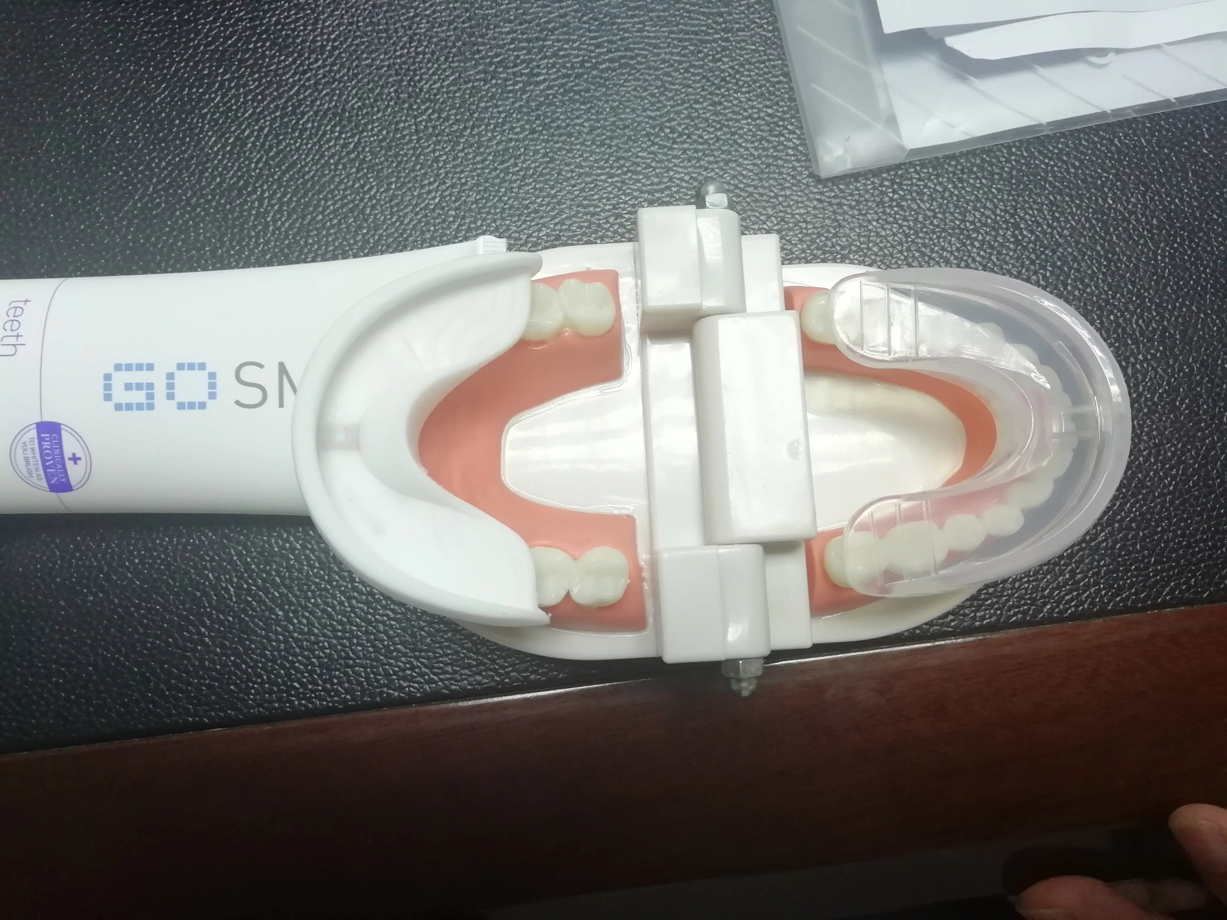 360 Degrees Intelligent Automatic Electric Toothbrush Waterproof U Type Tooth Brush Whitening Blue Light USB Charging cjdropshipping