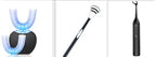 360 Degrees Intelligent Automatic Electric Toothbrush Waterproof U Type Tooth Brush Whitening Blue Light USB Charging - Grab Online Now