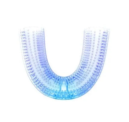 360 Degrees Intelligent Automatic Electric Toothbrush Waterproof U Type Tooth Brush Whitening Blue Light USB Charging cjdropshipping