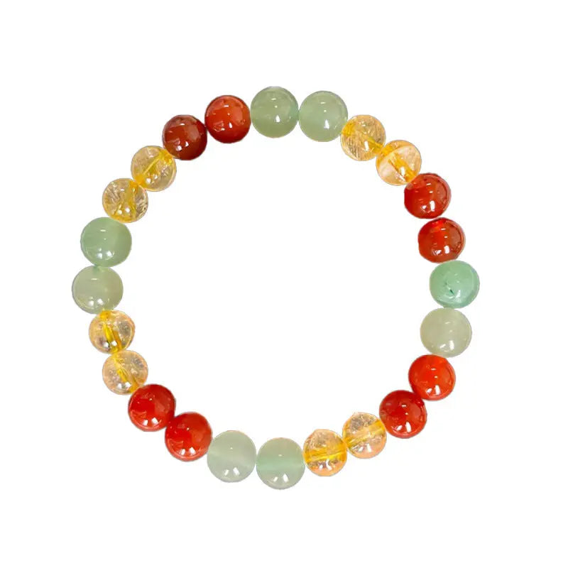 8mm Yellow Beaded Bracelet cjdropshipping