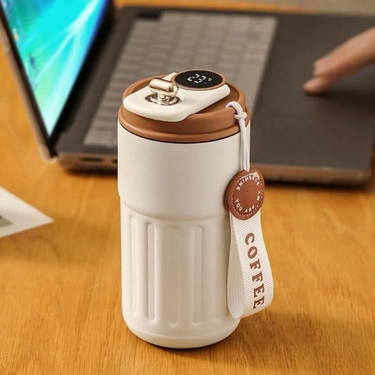For Coffee Lover - Hot and Cold Vacuum Insulated Temperature Display Coffee Mug
