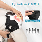 Intelligent Home Use Electric Intelligent Kneading Heating Knee Massager Rechargeable Pain Relief Infrared Laser Vibration Knee Massager cjdropshipping