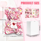 Valentine's Day Artificial Rose Bear Handmade Gift - Grab Online Now