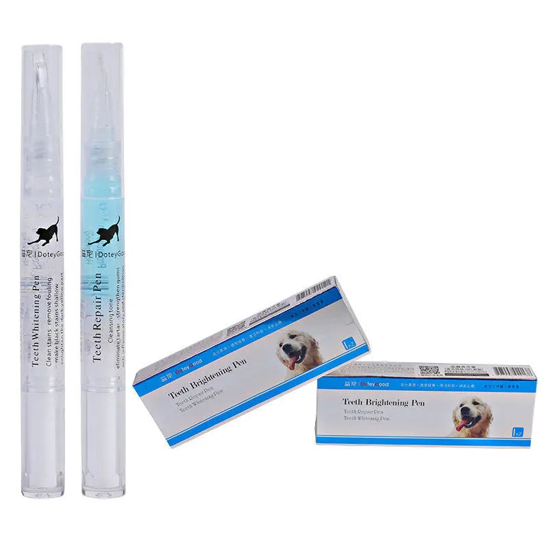 Pet Teeth Repairing Kit For Dog Cat Teeth Cleaning Pen Kit cjdropshipping