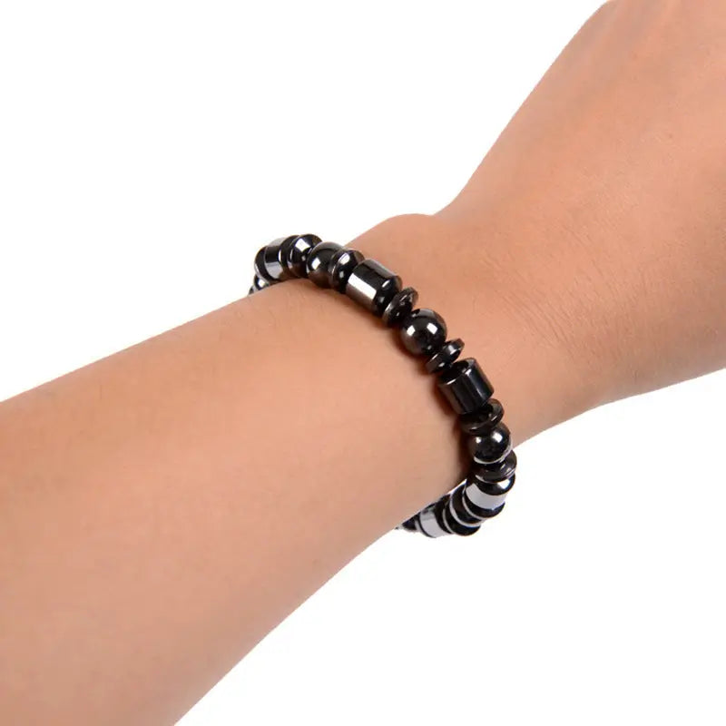 Weight Loss Magnet Bracelets For Women Men Pentagram Stone Magnetic Therapy Bracelets Pain Relief Slimming Health Jewelry cjdropshipping