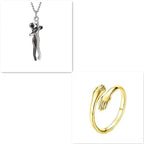 Love Hug Necklace Unisex Men Women Couple Jewelry Simple Temperament Clavicle Chain Valentines Day Lover Gift cjdropshipping
