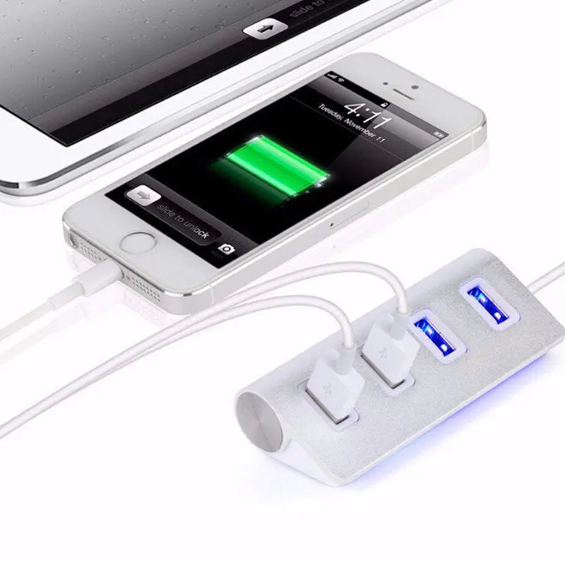 Compatible with Apple, Four-port USB 2.0 HUB hub cjdropshipping