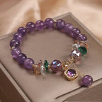 Internet Celebrity Special-interest Design Natural Amethyst Bracelet cjdropshipping
