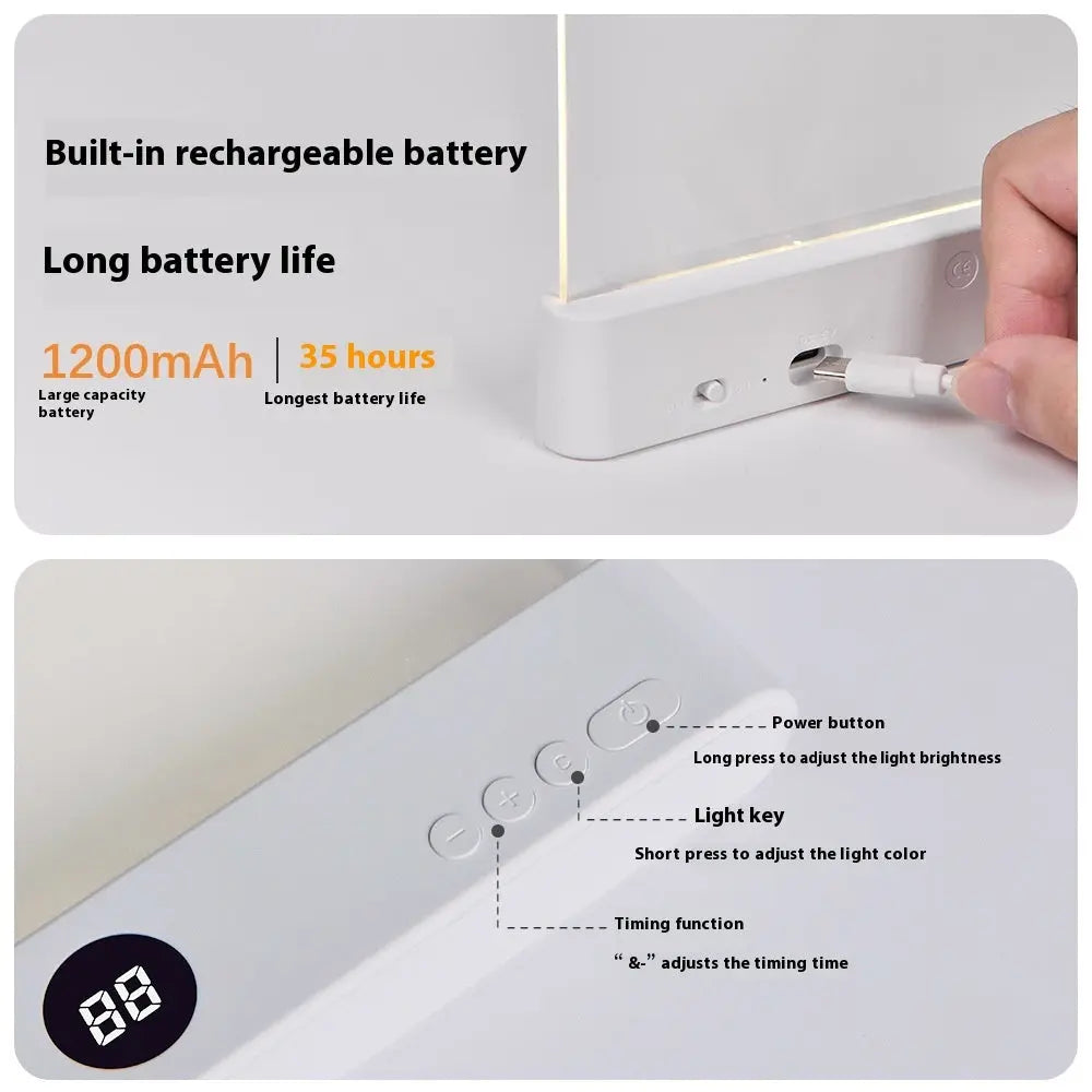 LED Tablet Reading Light Rechargeable cjdropshipping