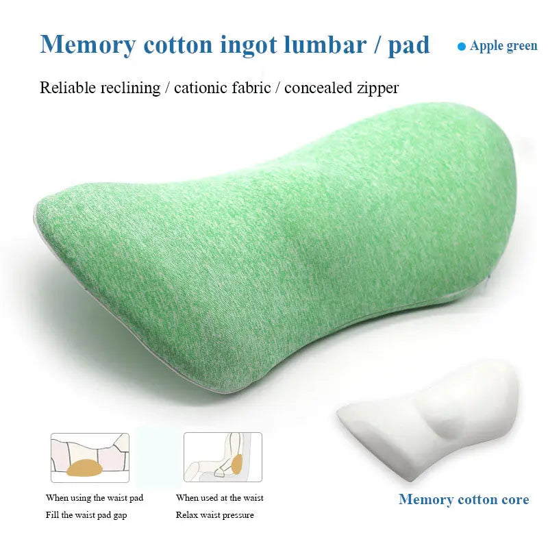 Lumbar Support Pillow For Side Sleepers Pregnancy Relieve Hip Coccyx Sciatica Pain Machine Chair Back Cushion Waist Car Seat cjdropshipping